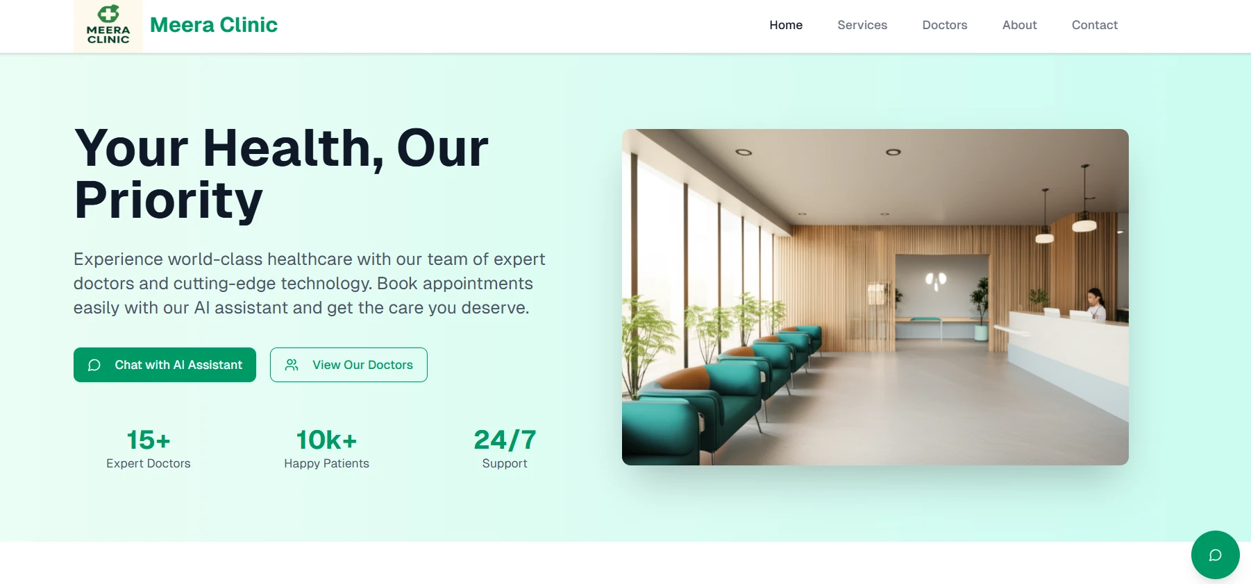 Meera Clinic: AI-Powered Appointment Assistant