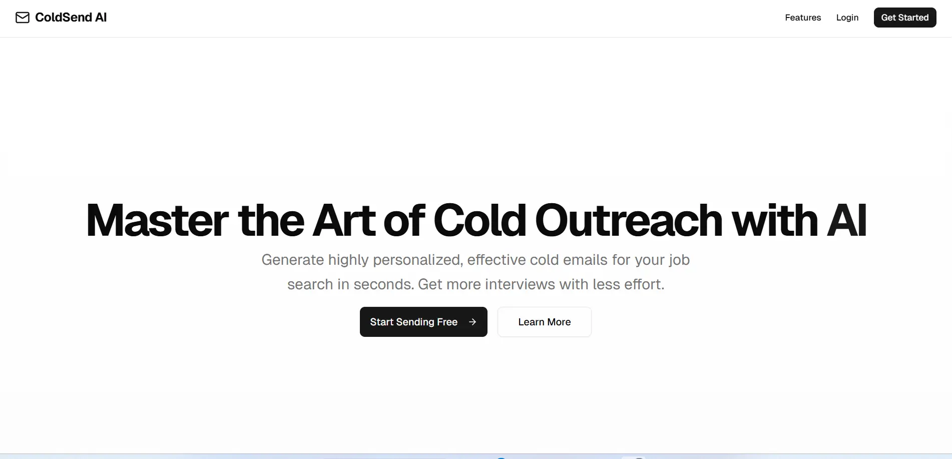 ColdSend AI – Personalized Cold Email Platform
